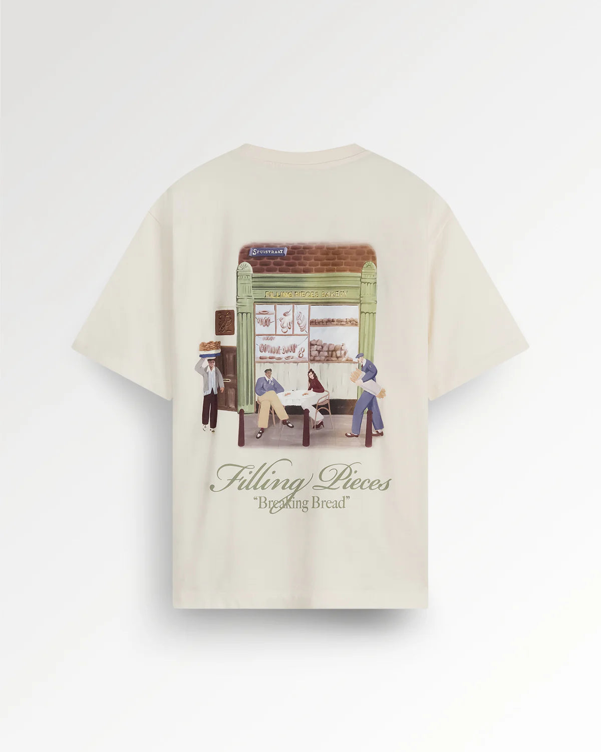 FILLING PIECES T-SHIRT BAKERY Antique White