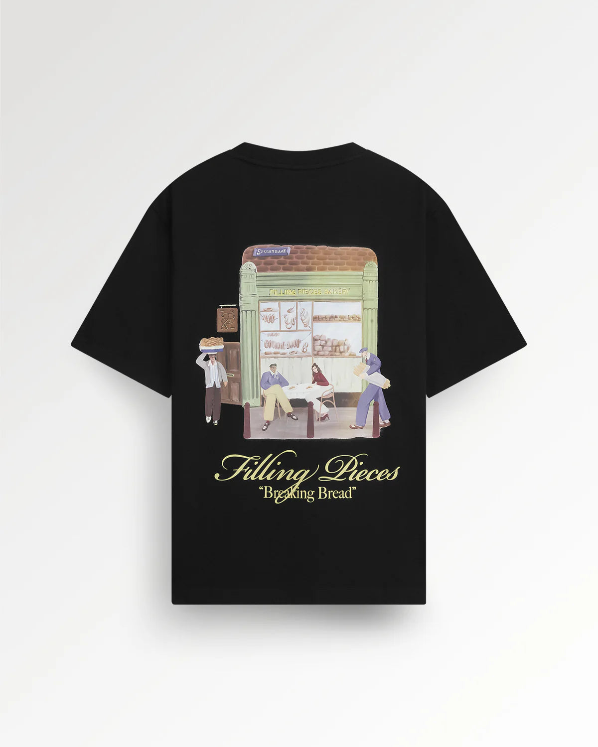 FILLING PIECES T-SHIRT BAKERY  Black