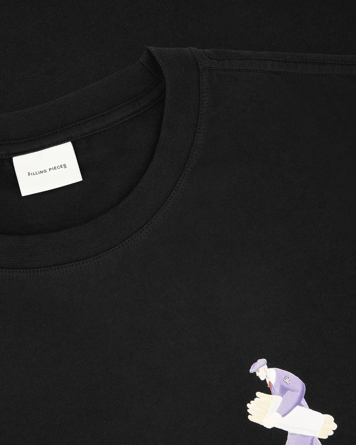 FILLING PIECES T-SHIRT BAKERY  Black
