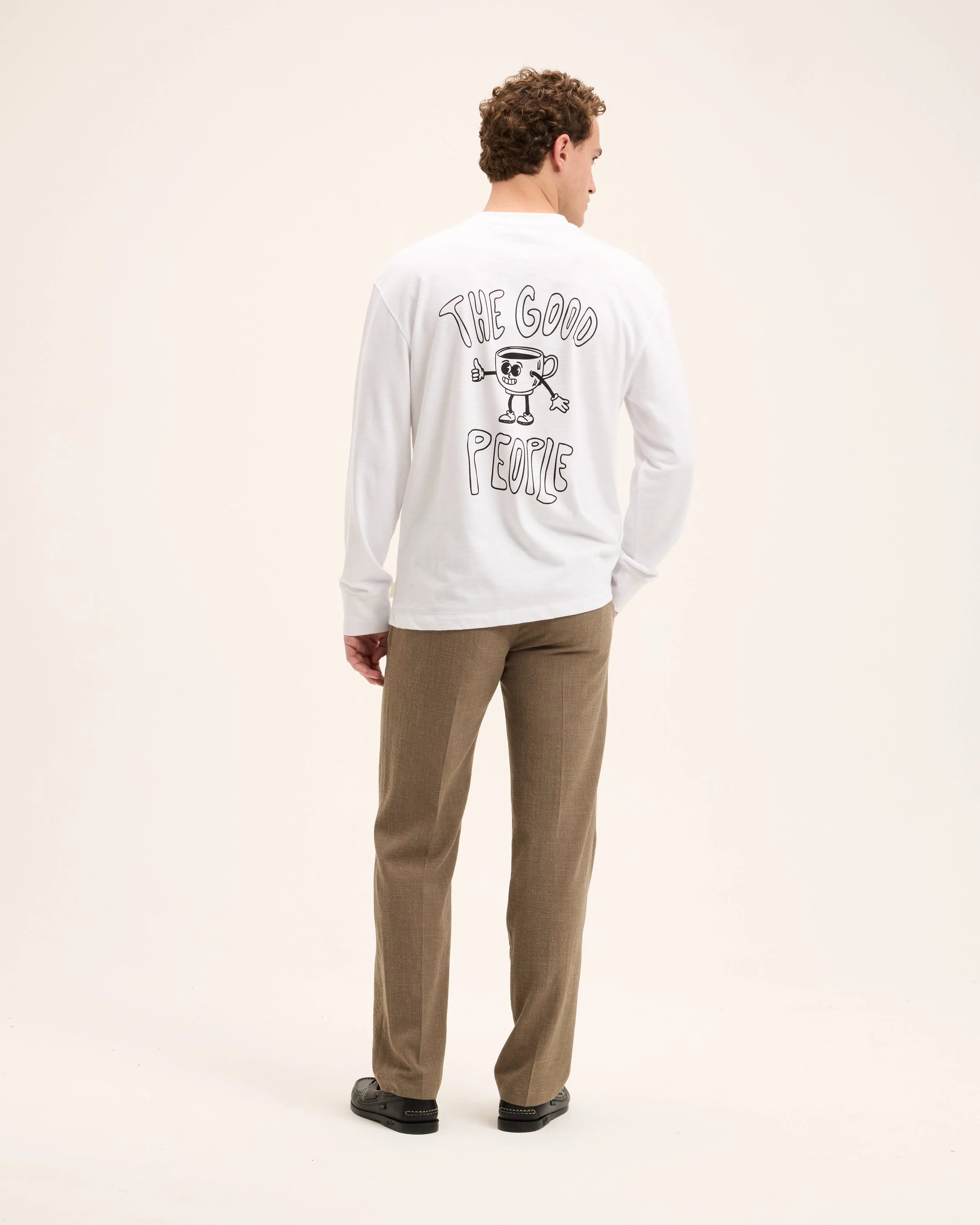 GOOD PEOPLE Tapir Artwork Tee White