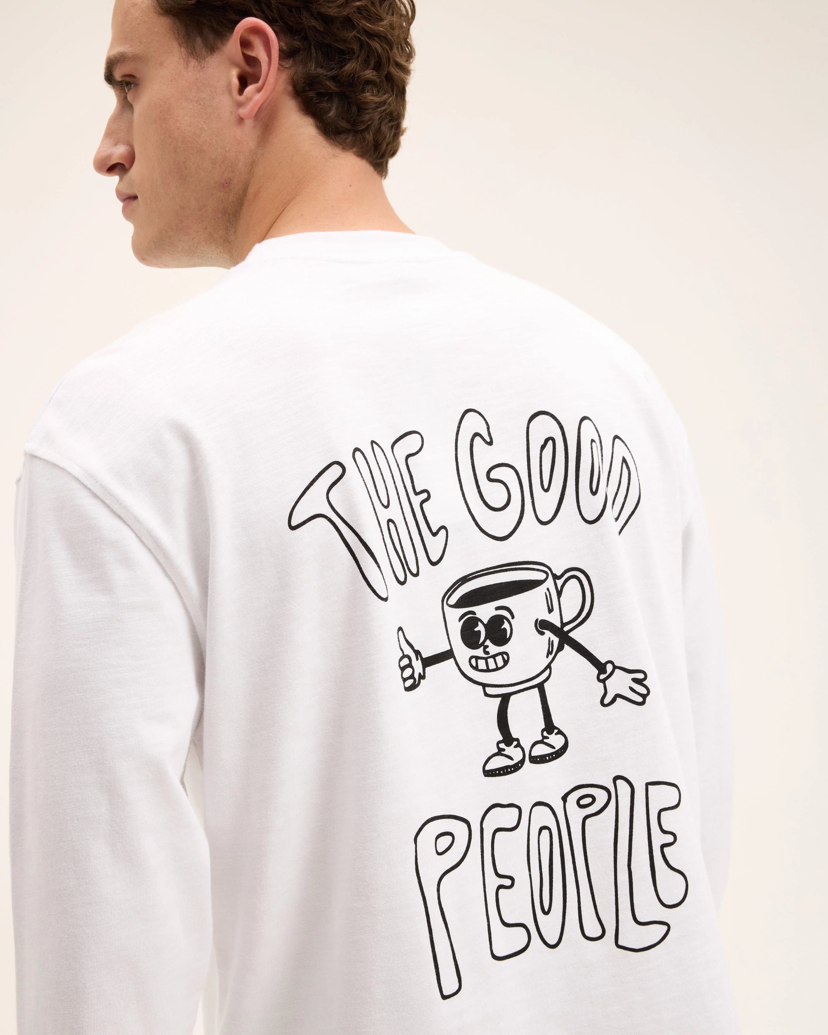 GOOD PEOPLE Tapir Artwork Tee White