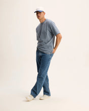 Afbeelding in Gallery-weergave laden, GOOD PEOPLE TED RELAXED FIT TEE Mid Blue
