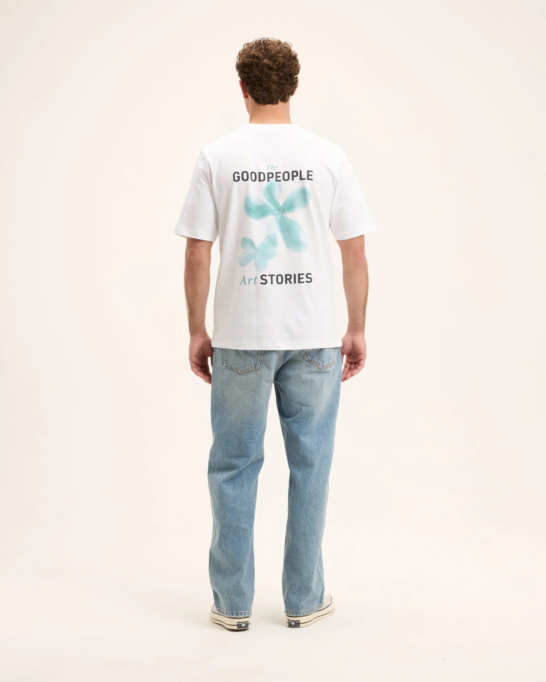 GOOD PEOPLE Tex Artwork Tee White