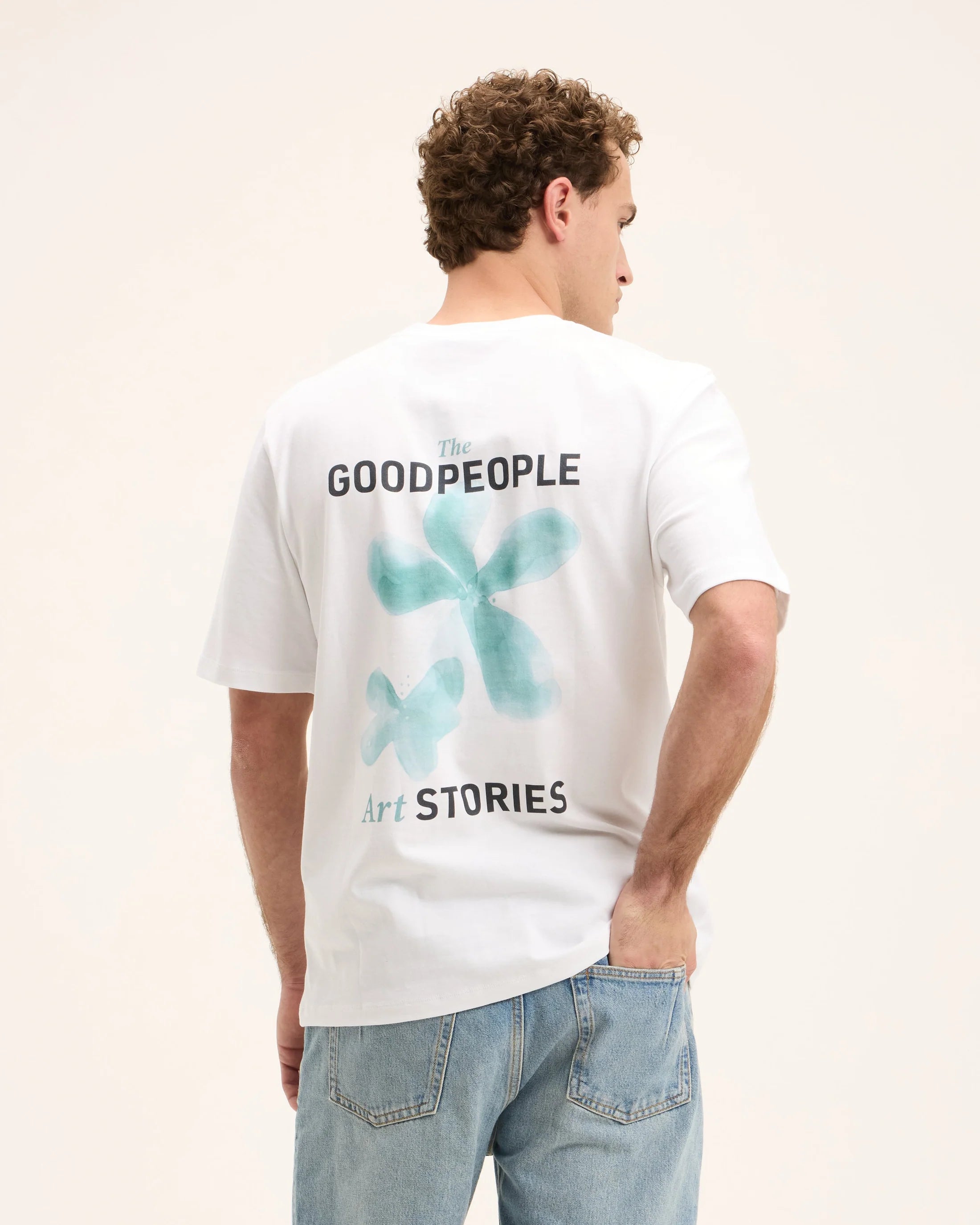 GOOD PEOPLE Tex Artwork Tee White