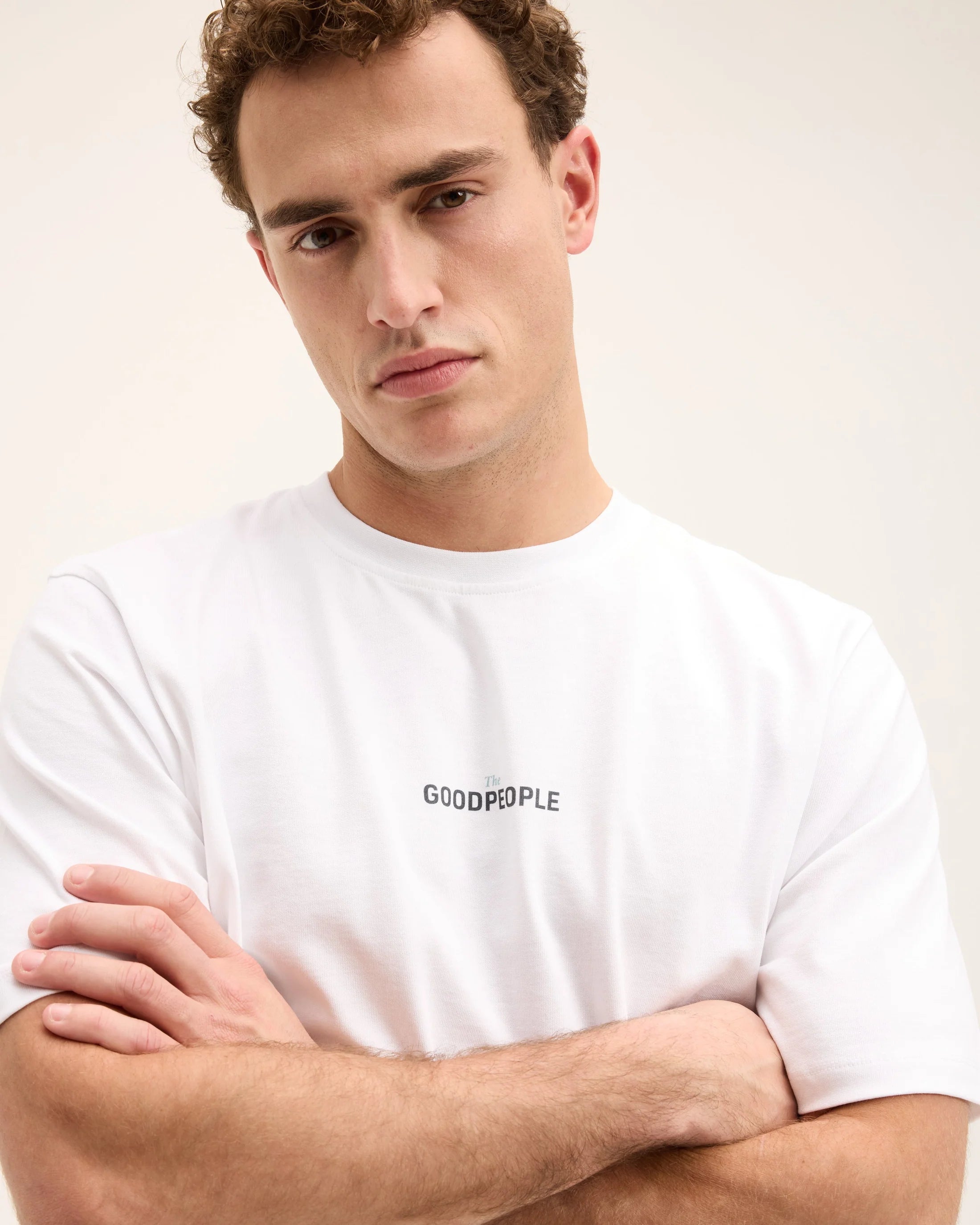 GOOD PEOPLE Tex Artwork Tee White