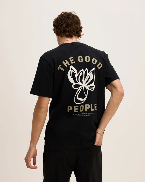 GOOD PEOPLE TEX ARTWORK TEE Black