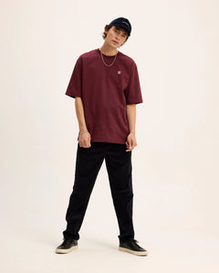 GOOD PEOPLE THEO HEAVY WEIGHT ARTWORK TEE Bordeaux