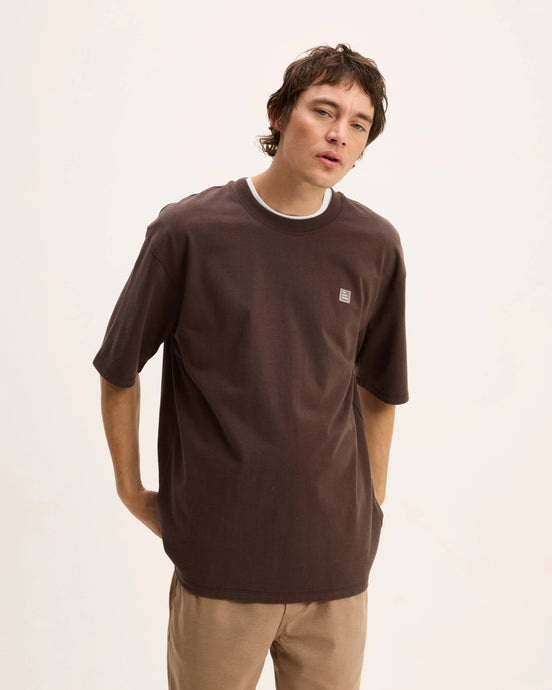 GOOD PEOPLE THEO HEAVY WEIGHT ARTWORK TEE Brown
