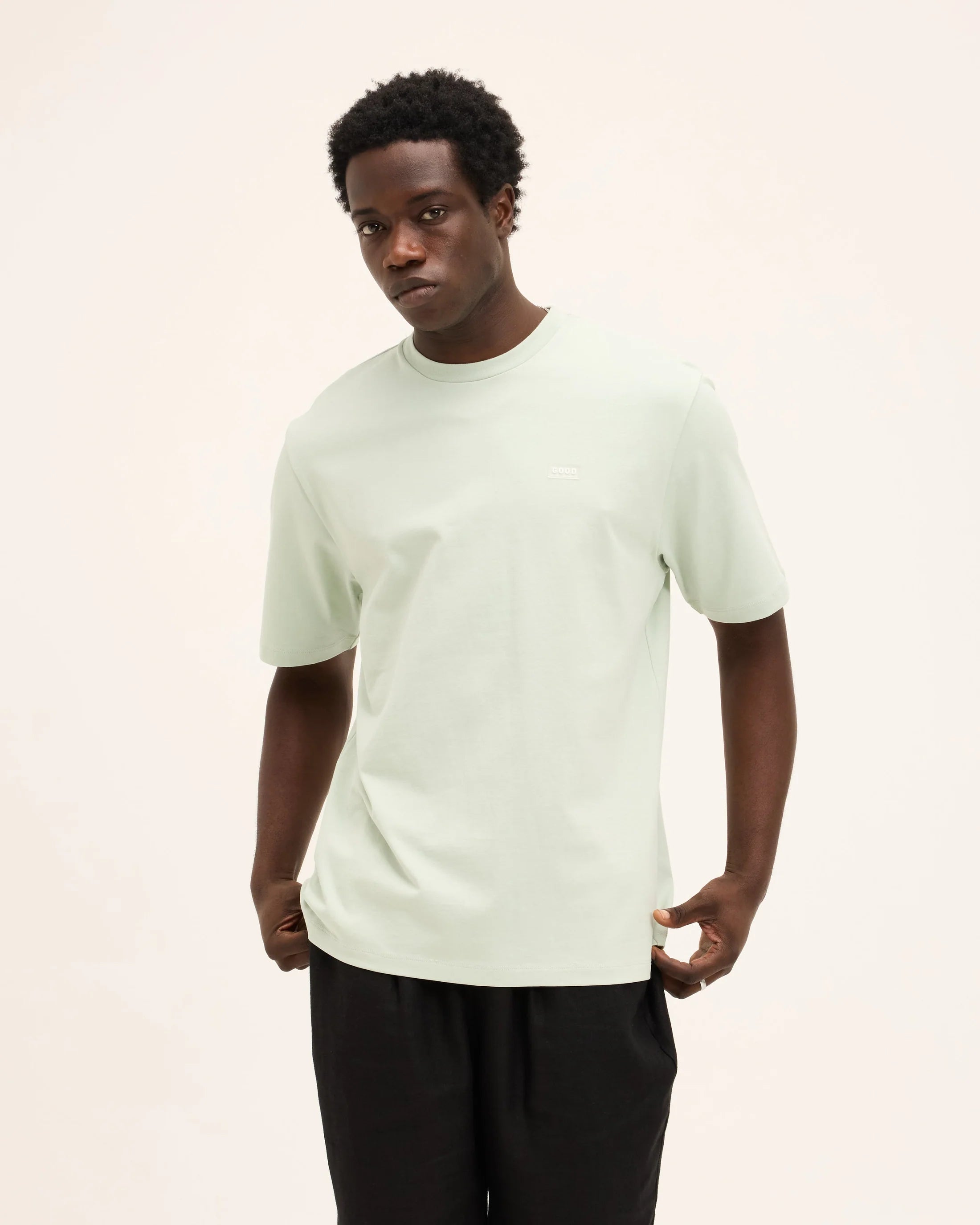 GOOD PEOPLE Toast Artwork Tee Mint