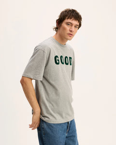 GOOD PEOPLE TOC GOOD ARTWORK TEE Grey Melange