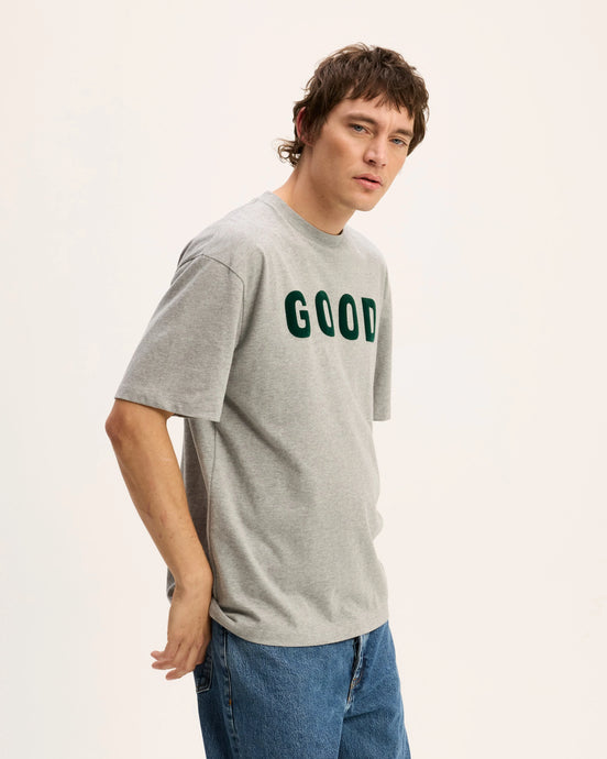 GOOD PEOPLE TOC GOOD ARTWORK TEE Grey Melange