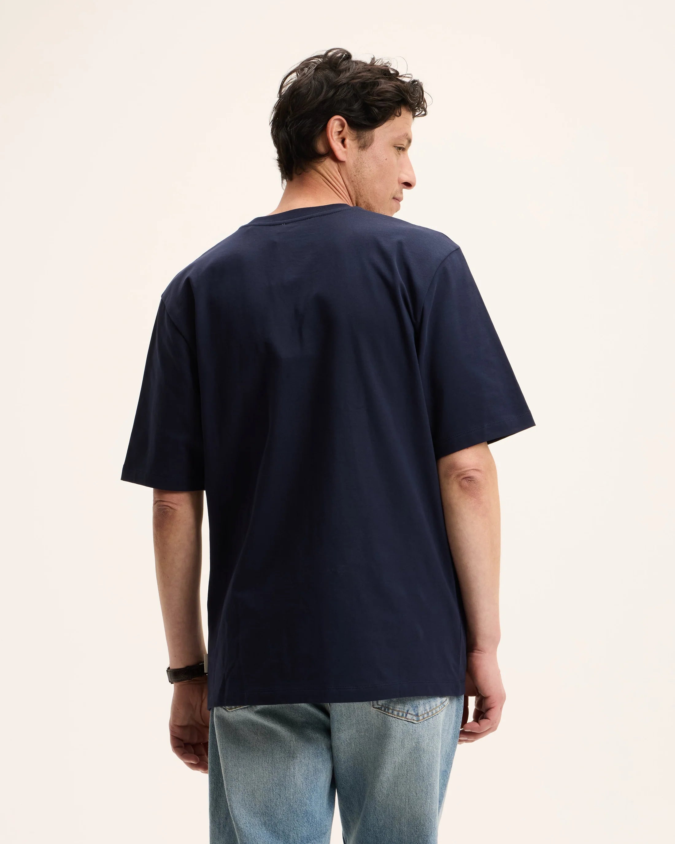 GOOD PEOPLE Tommy Signature Tee Navy