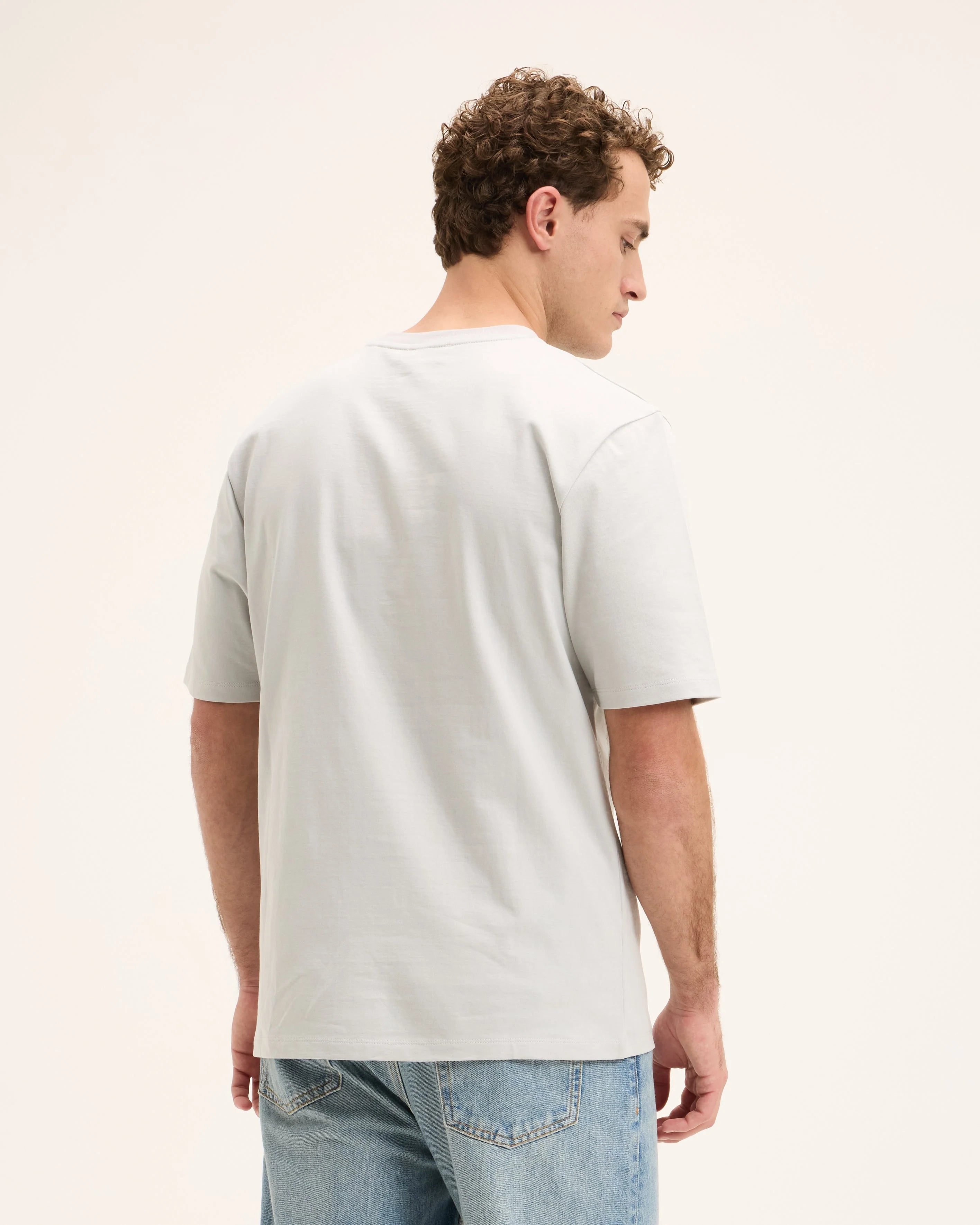 GOOD PEOPLE Tommy Signature Tee Light Grey