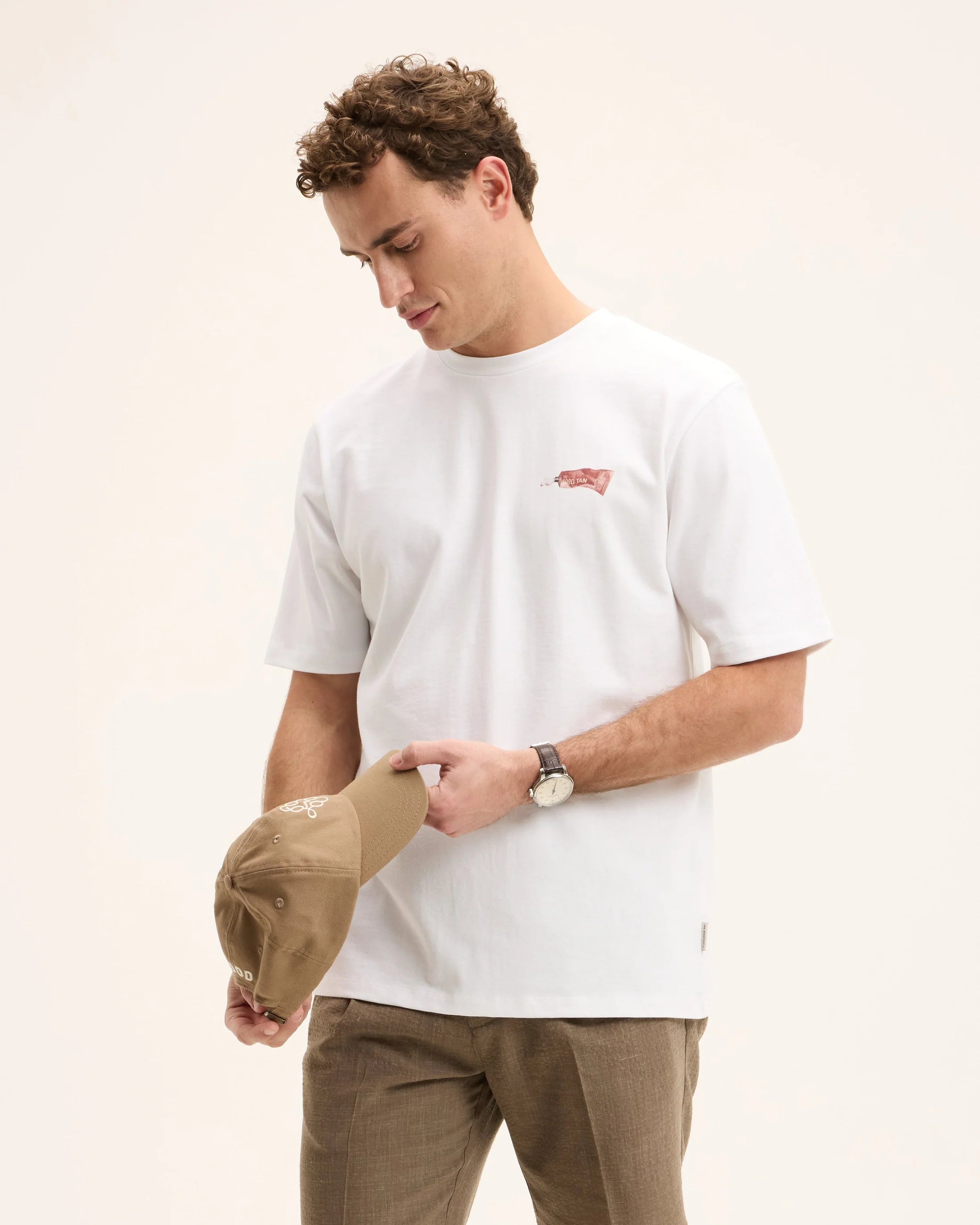 GOOD PEOPLE Tsketch Artwork Tee White