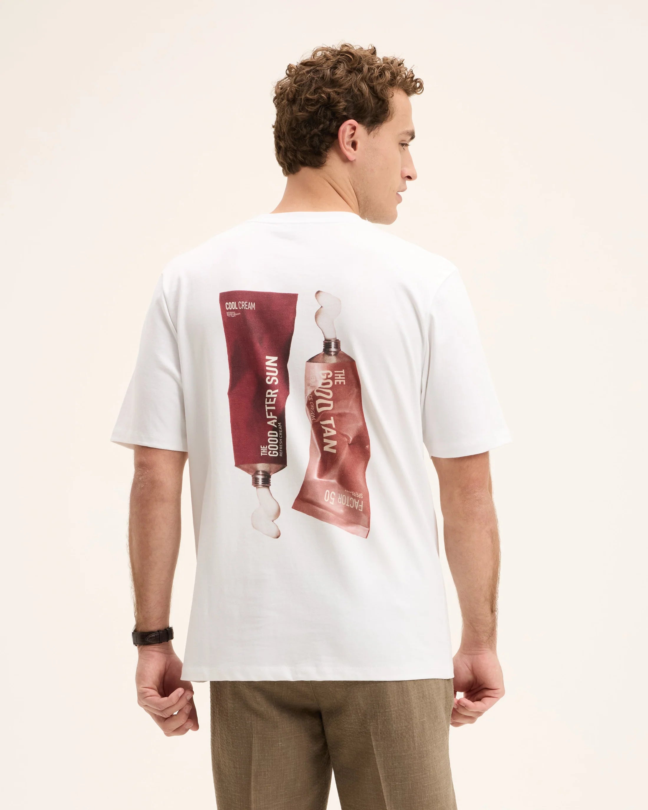 GOOD PEOPLE Tsketch Artwork Tee White