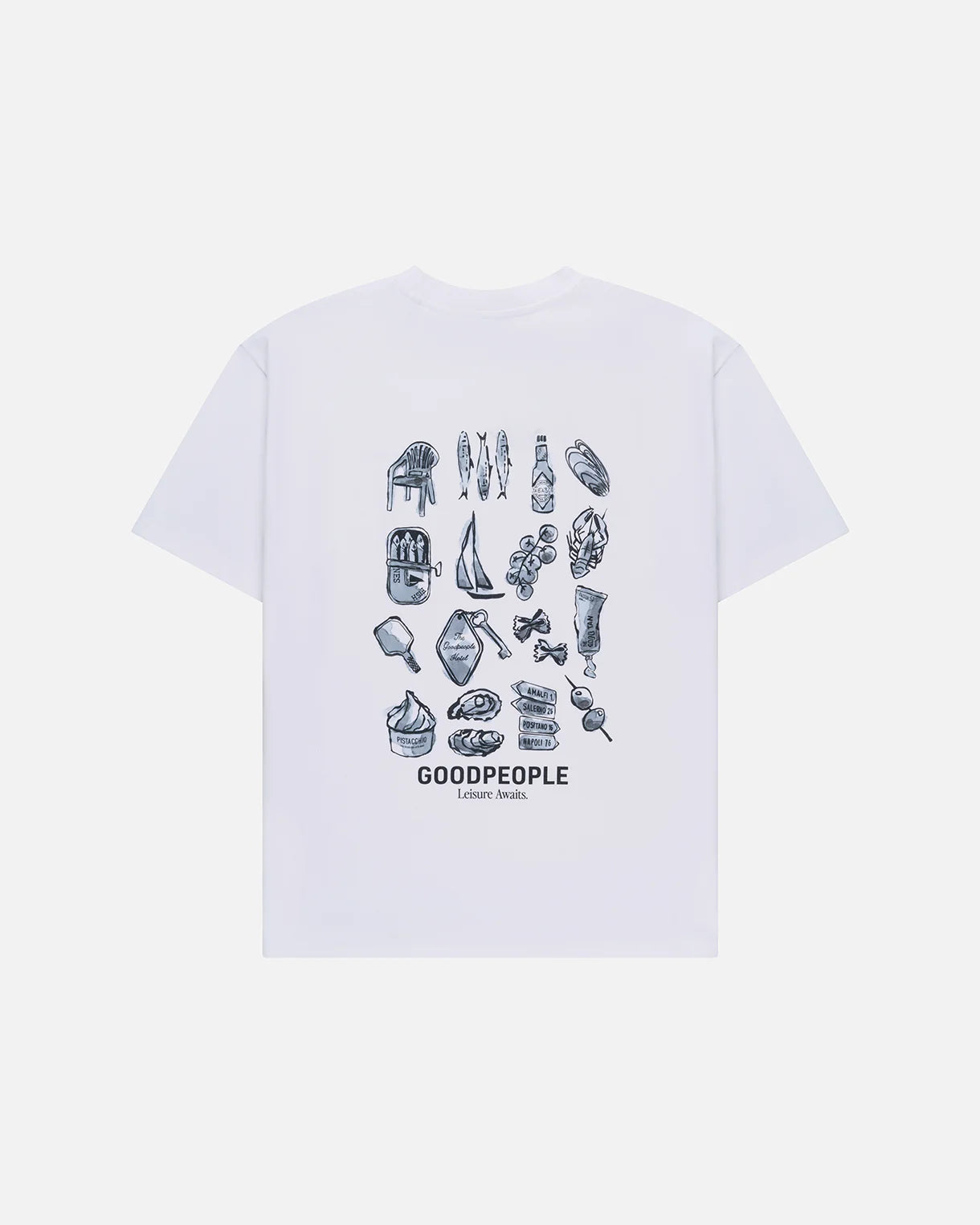 GOOD PEOPLE Tax Artwork Tee White
