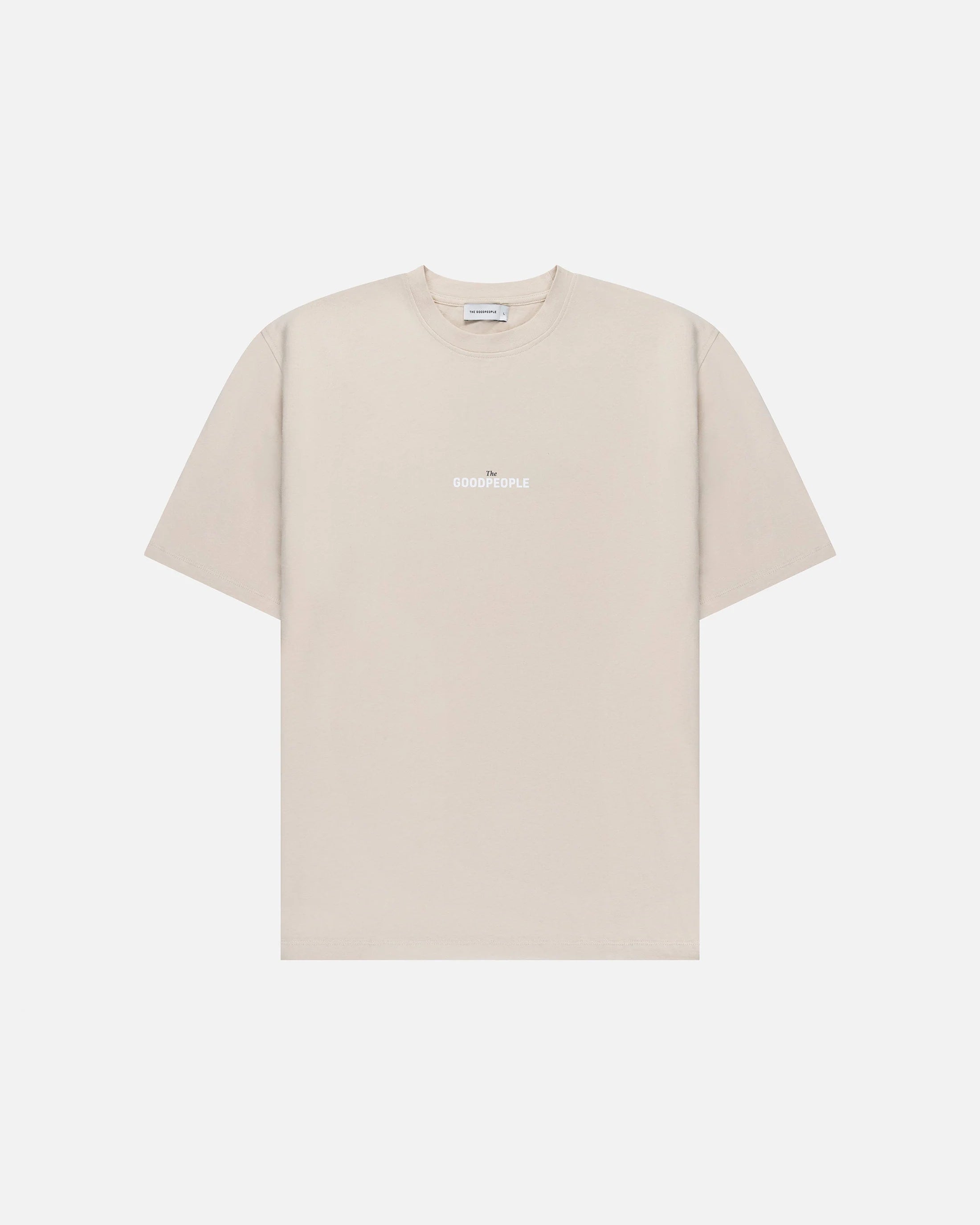 GOOD PEOPLE Tex Artwork Tee Sand