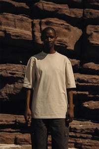 AMPÈRE August Dry Jersey Tee Abbey Stone