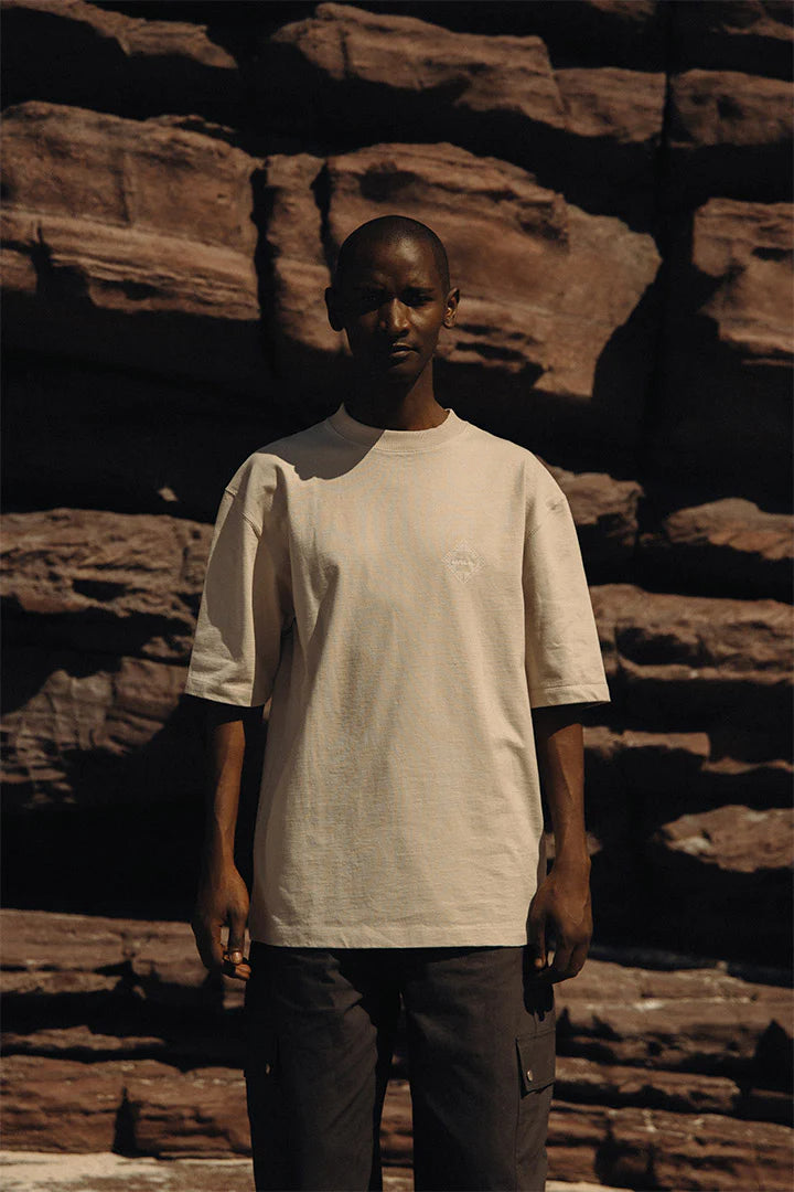 AMPÈRE August Dry Jersey Tee Abbey Stone