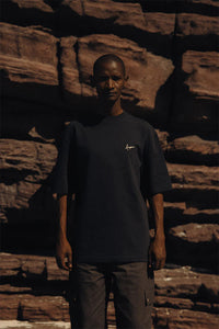 AMPÈRE August Dry Jersey Tee | Black