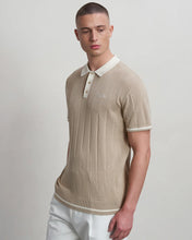 Afbeelding in Gallery-weergave laden, FILLING Knit Polo White Pepper