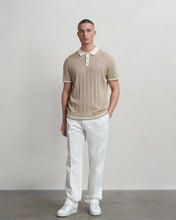 Afbeelding in Gallery-weergave laden, FILLING Knit Polo White Pepper