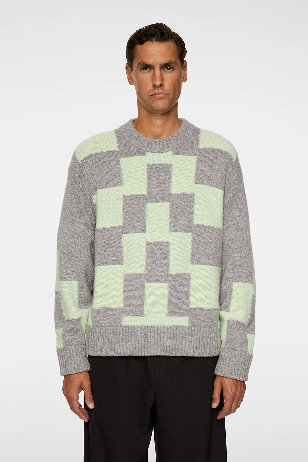 J.LINDEBERG Gavin Stacked Bridge Knit