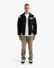 Afbeelding in Gallery-weergave laden, CROYEZ PARIS VARSITY JACKET | BLACK