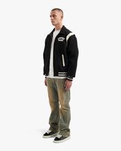 Afbeelding in Gallery-weergave laden, CROYEZ PARIS VARSITY JACKET | BLACK