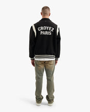 Afbeelding in Gallery-weergave laden, CROYEZ PARIS VARSITY JACKET | BLACK