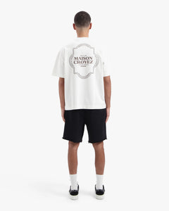 CROYEZ SMOKING LOGO SHORTS - Black