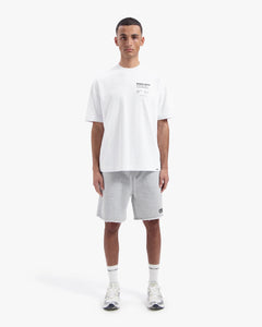 CROYEZ SMOKING LOGO SHORTS - Grey Melange