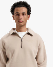 Afbeelding in Gallery-weergave laden, CROYEZ FRATERNITÉ HALF ZIP SWEATER - Sand