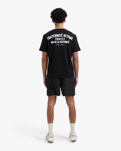 CROYEZ FRATERNITÉ SWIM SHORTS - Black
