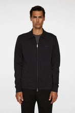 Afbeelding in Gallery-weergave laden, J.LINDEBERG KALEB MERINO ZIP CARDIGAN | DARK GREY MELANGE
