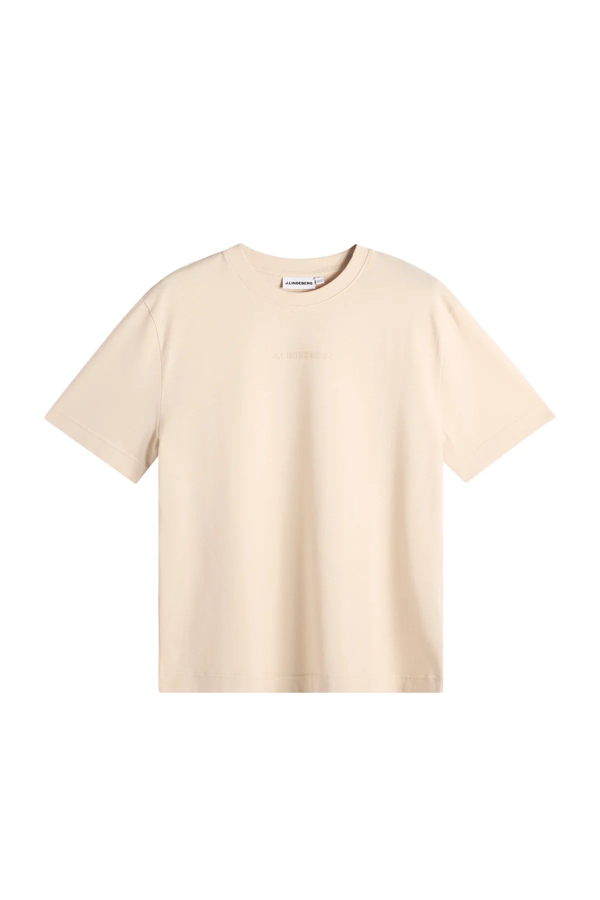 J.LINDEBERG Hale Heavy Logo T-shirt Moonbeam