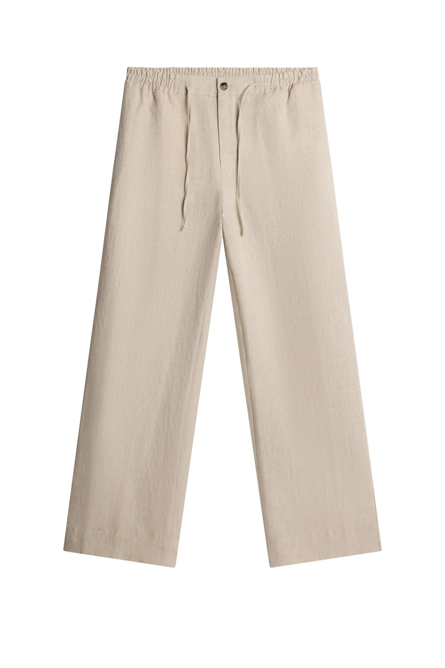 J.LINDEBERG Noah Drape Linen Pants Moonbeam