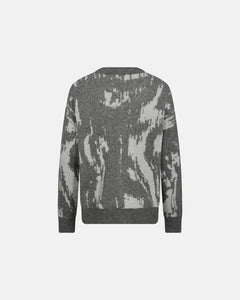 RESTERODS Cardigan "Jack" | Wool | Gray/White