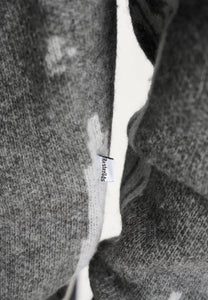 RESTERODS Cardigan "Jack" | Wool | Gray/White