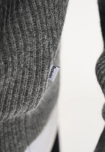 RESTERODS Knit Polo "Kane" | Wool | Gray