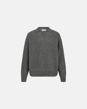 Afbeelding in Gallery-weergave laden, RESTERODS Knit Polo &quot;Kane&quot; | Wool | Gray