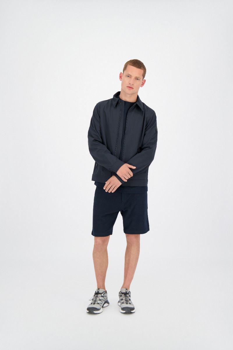 AIRFORCE SOFTSHELL JACKET COLAR Dark Navy
