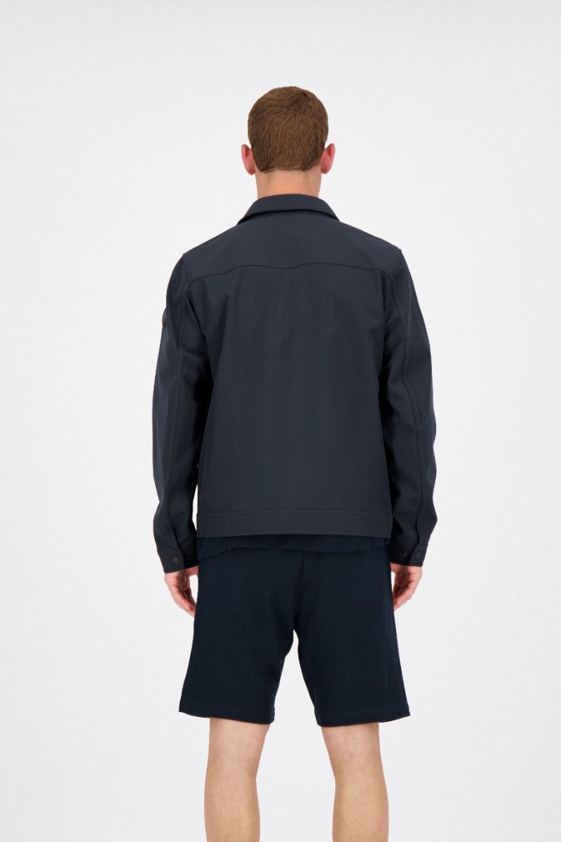 AIRFORCE SOFTSHELL JACKET COLAR Dark Navy