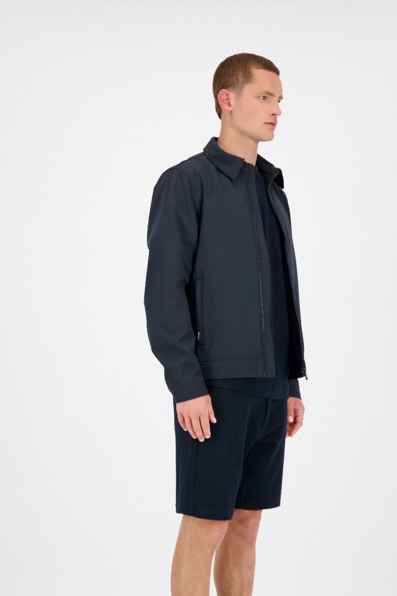 AIRFORCE SOFTSHELL JACKET COLAR Dark Navy