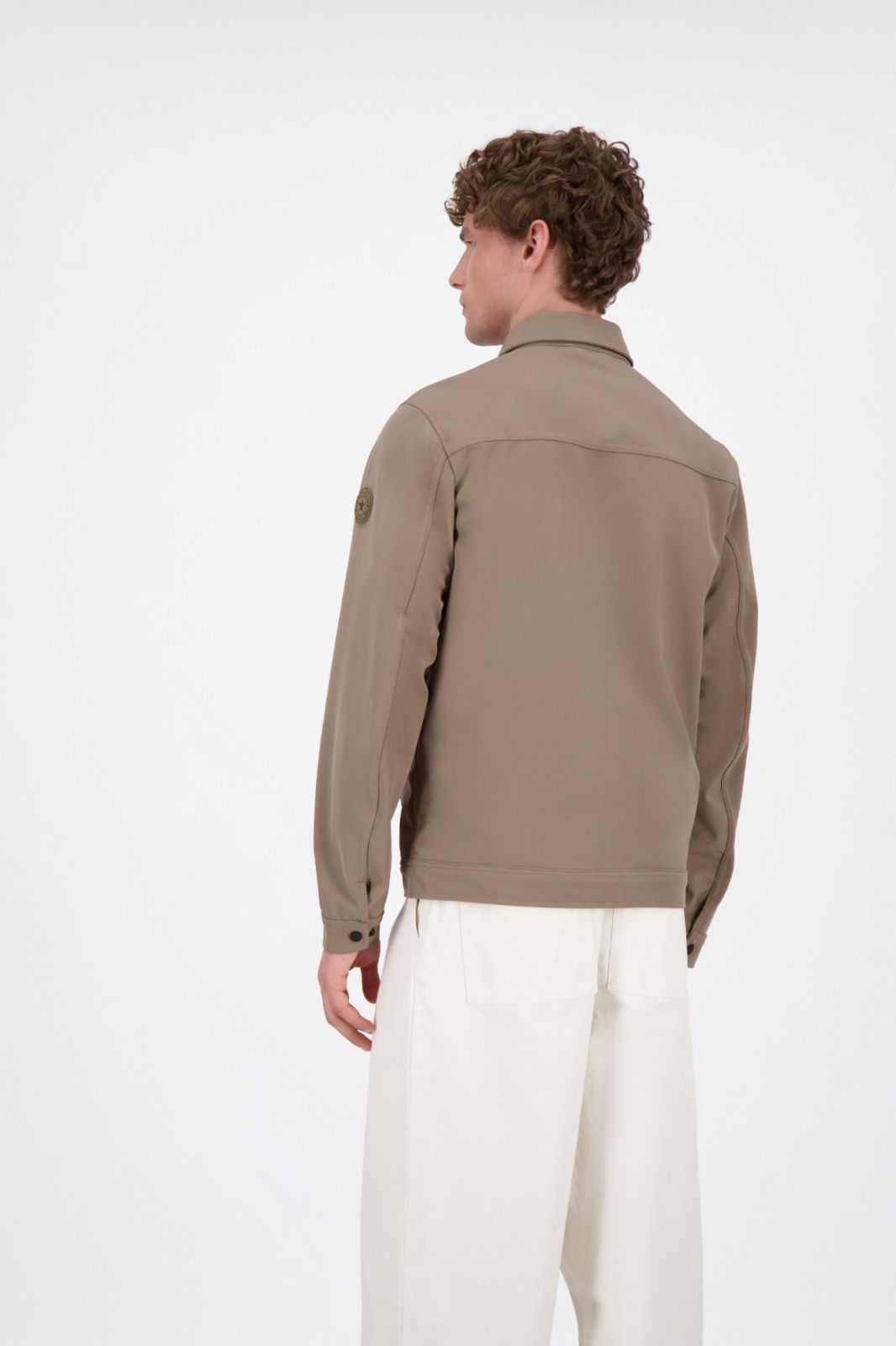 AIRFORCE SOFTSHELL JACKET COLAR Walnut