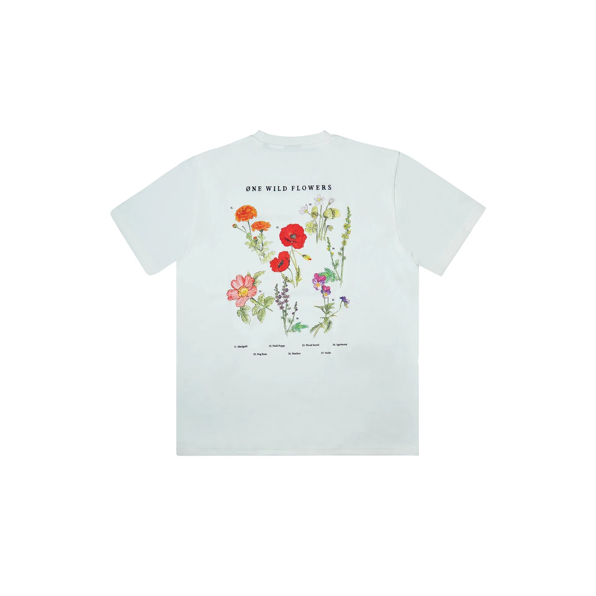 ONE WILD FLOWER TEE Off White