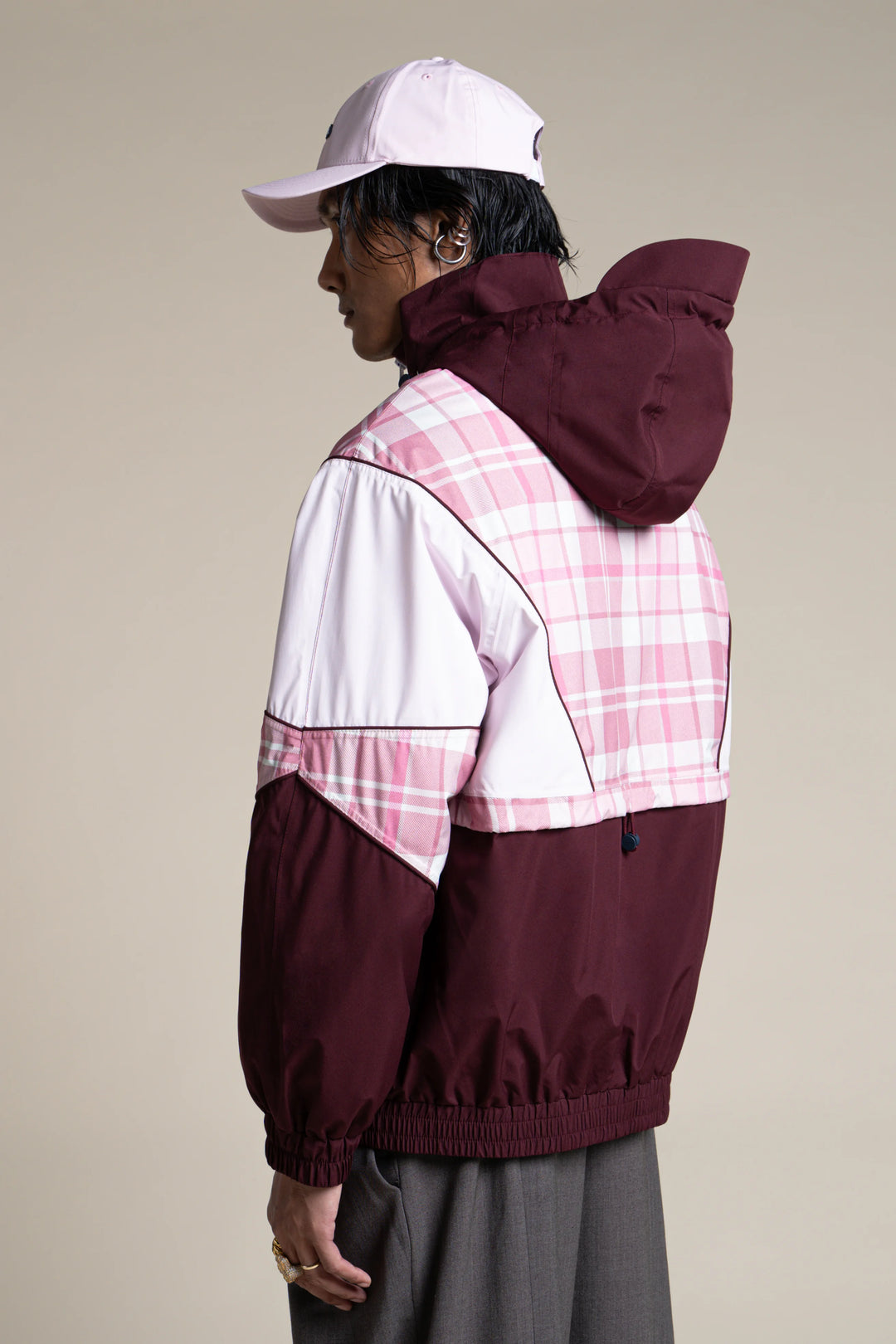 FLOTTE SAINT-MARTIN - WATERPROOF JACKET Tartan Rose