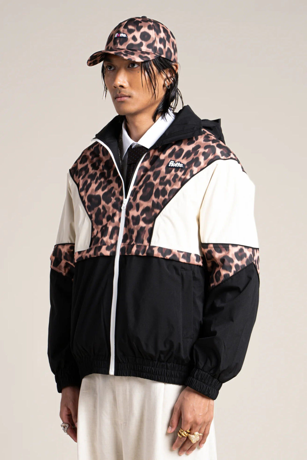 FLOTTE SAINT-MARTIN - WATERPROOF JACKET New Leopard