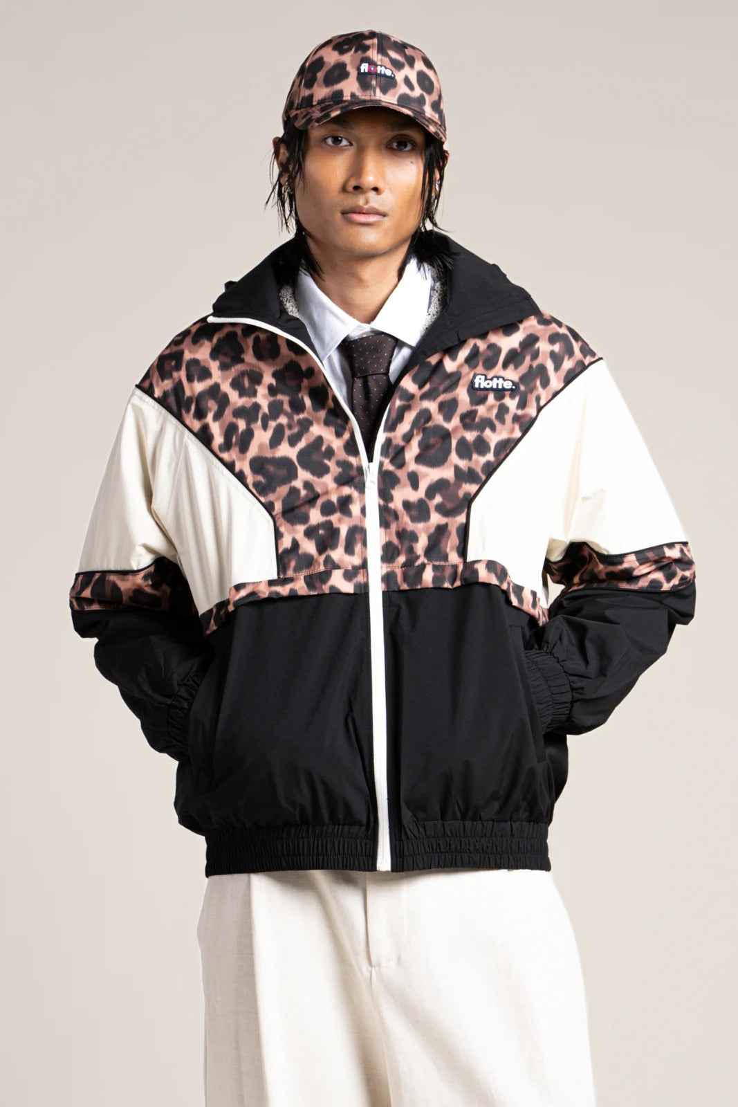 FLOTTE SAINT-MARTIN - WATERPROOF JACKET New Leopard