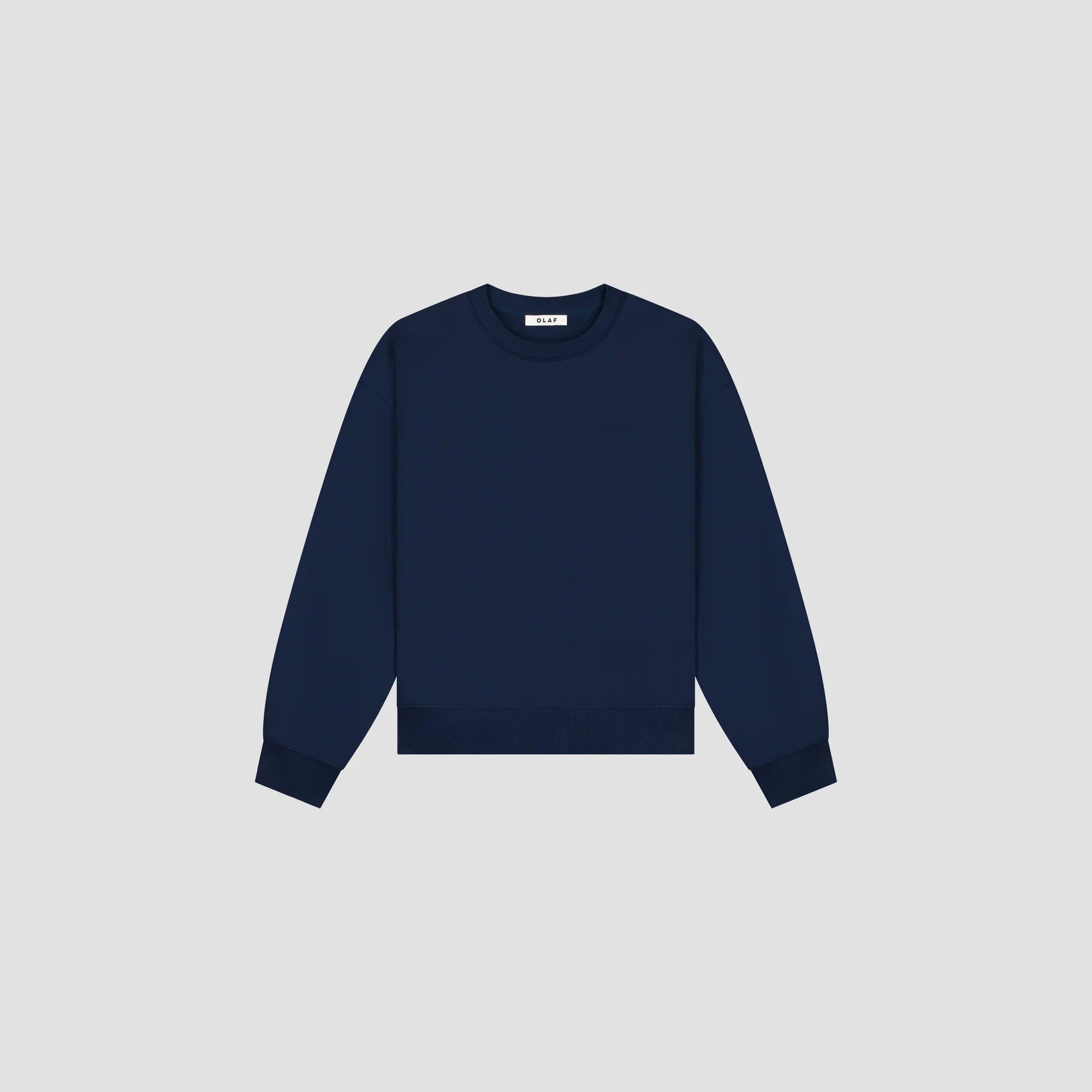 OLAF DOTTED MONOGRAM CREWNECK - NAVAL ACADEMY